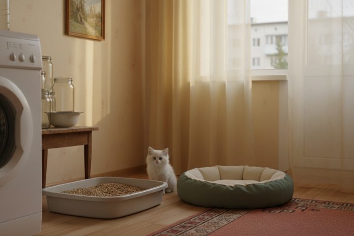 Котёнок ходит мимо лотка: как мы приучили его за неделю